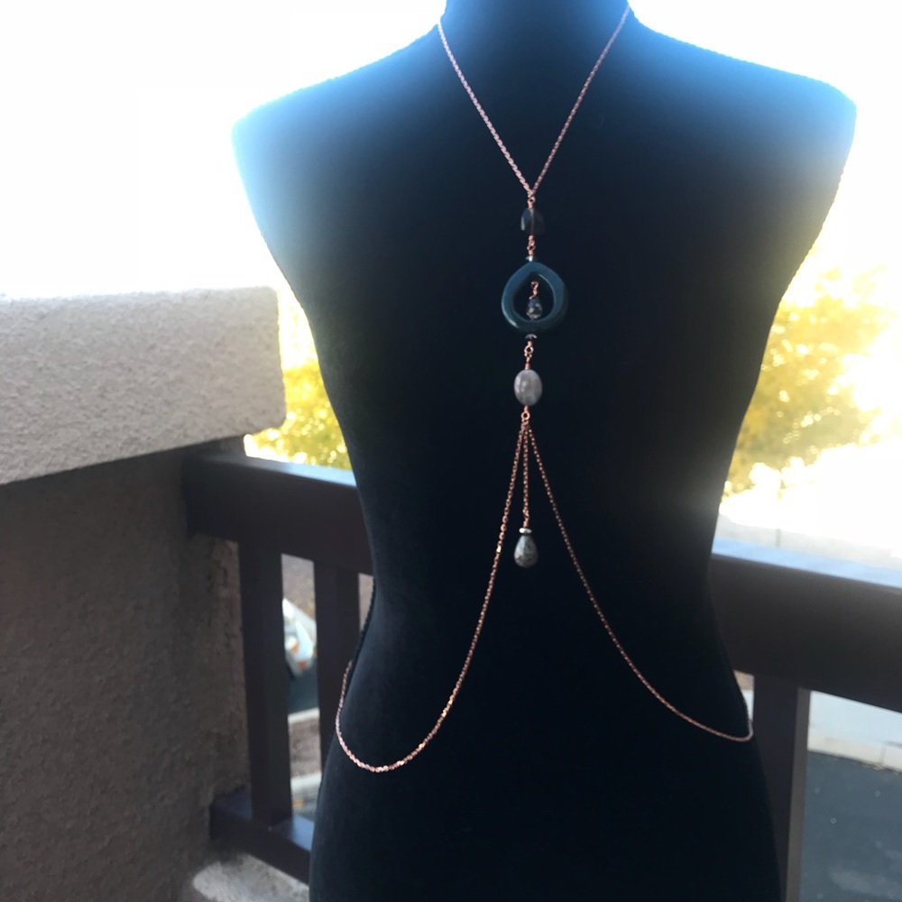 Handmade Gemstone Body Chain